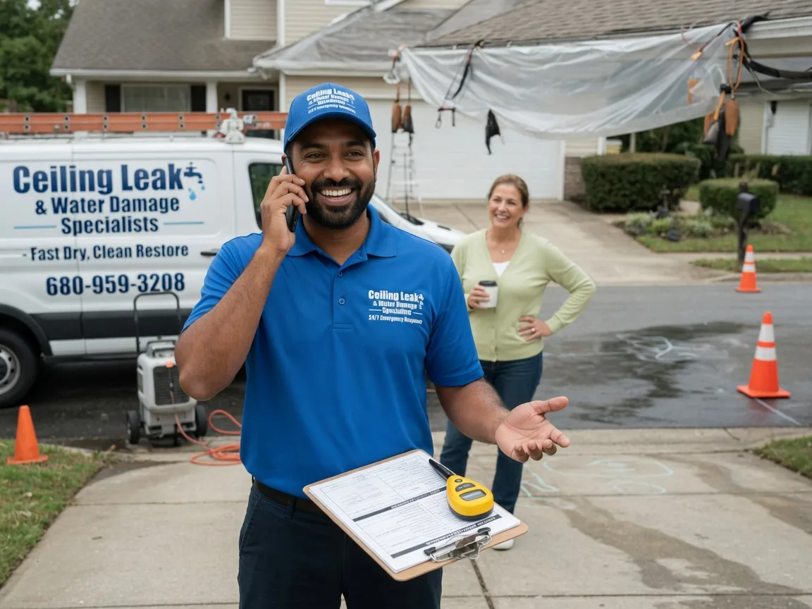 Ceiling Leak Cleanup Ivins, UT FAQs